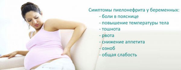 Симптомы пиелонефрита при беременности