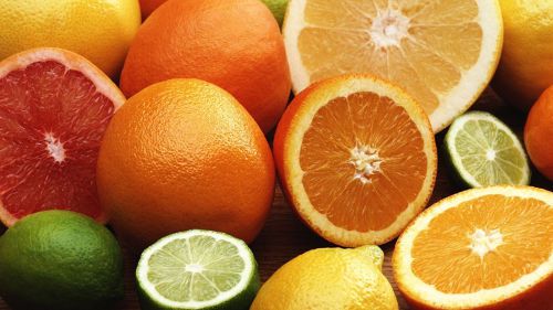 Цитрусовые:апельсины, лимоны, лайм
